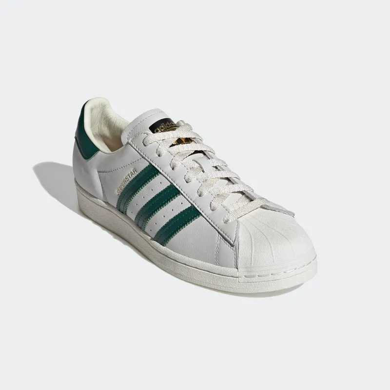adidas Superstar Off White / Collegiate Green / Off White (H68186)