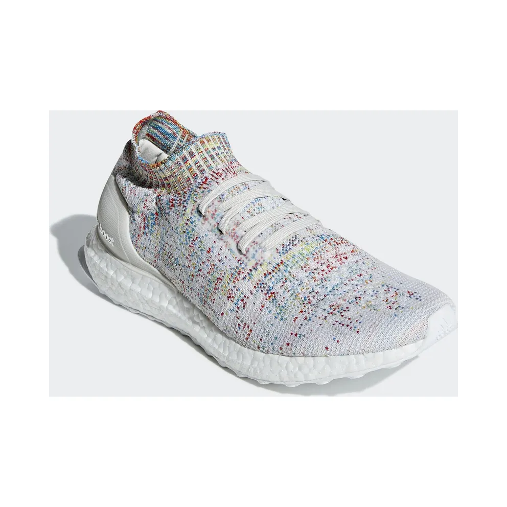 adidas Ultra Boost Uncaged White Multi Raw White/Cloud White/Shock Cyan (B37691)