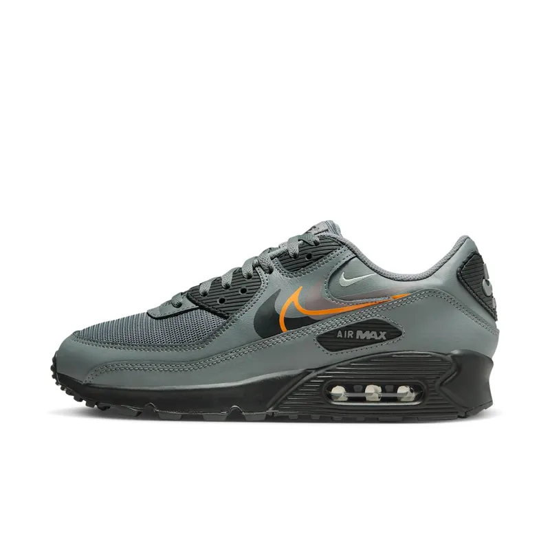 Nike Air Max 90 Multi Swoosh Smoke Grey Mandarin (FN7810-001)
