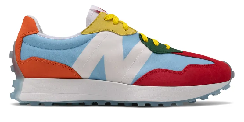 New Balance 327 Kawhi Seismic Moment Munsell White/Team Carolina-Team Orange (MS327BSM)