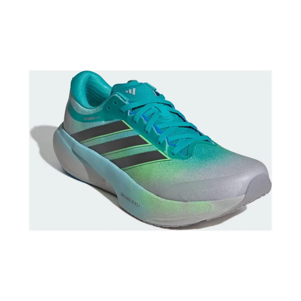Adidas SUPERNOVA RISE 3 Running Shoes Grey Two / Iron Metallic / Lime Burst (JQ4528)