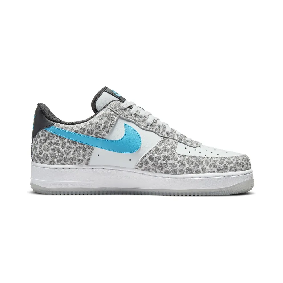 Nike Air Force 1 07 Low ‘Leopard’ Blue (2021) (DJ6192-001)