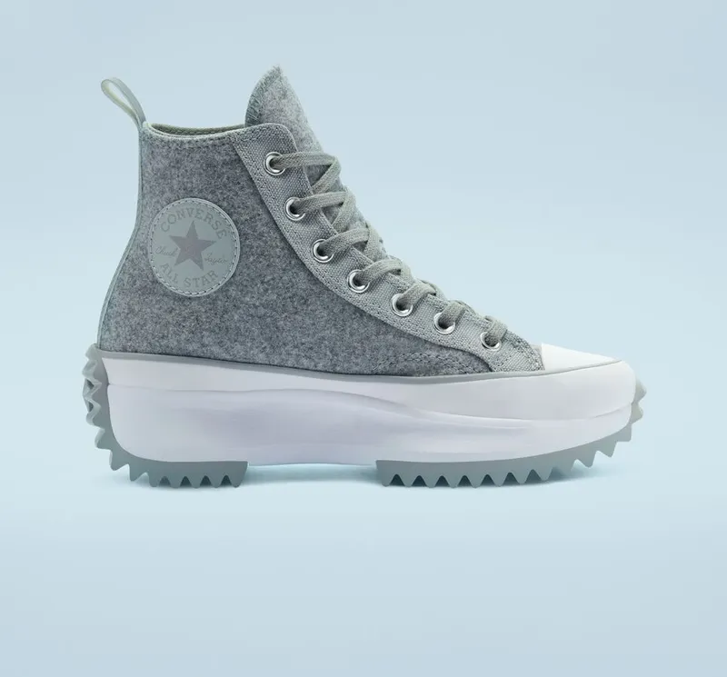 Converse Run Star Hike High ‘Black Ice – Ash Stone’ Ash Stone/Silver/White (169438C)