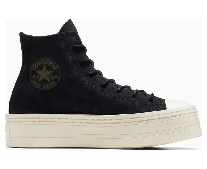 Converse Chuck Taylor All Star Modern Lift Platform Mono Suede Black/black/egret