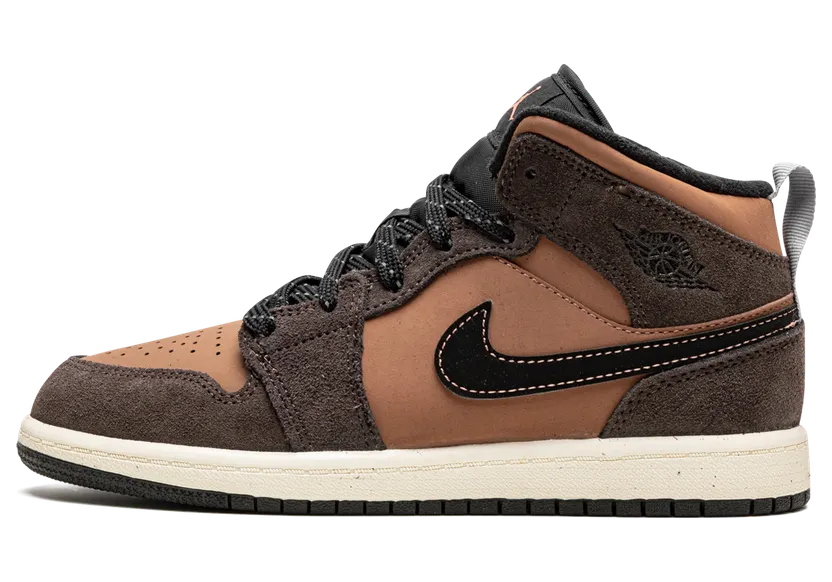 Jordan 1 Mid SE Dark Chocolate (PS) (DC7249-200)