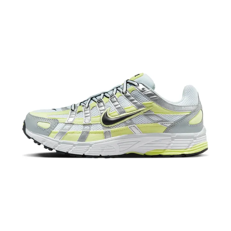 Nike P-6000 “Light Lemon Twist / White / Metallic Silver / Black” (FQ2779-700)