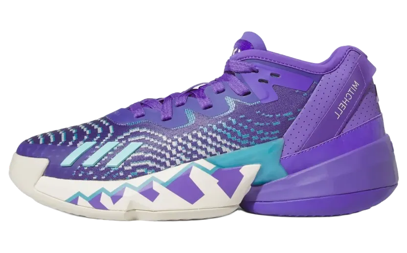 adidas D.O.N. Issue 4 Purple Rush / Off White / Clear Aqua (HR0710)