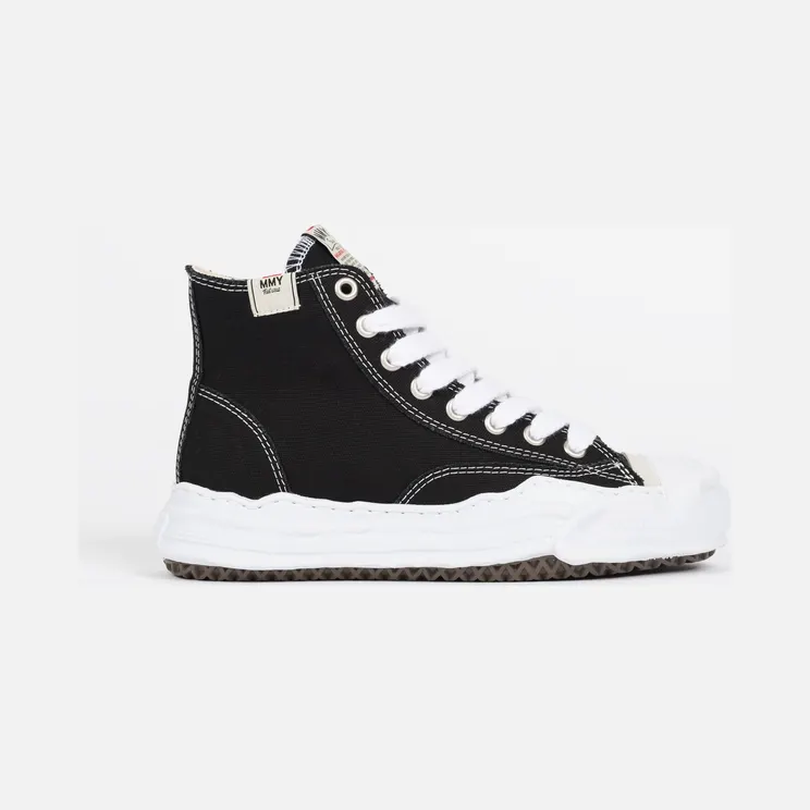 Maison Mihara Yasuhiro Hank 23 OG Sole Canvas High-Top “Black/White” (A05FW701-BLK)