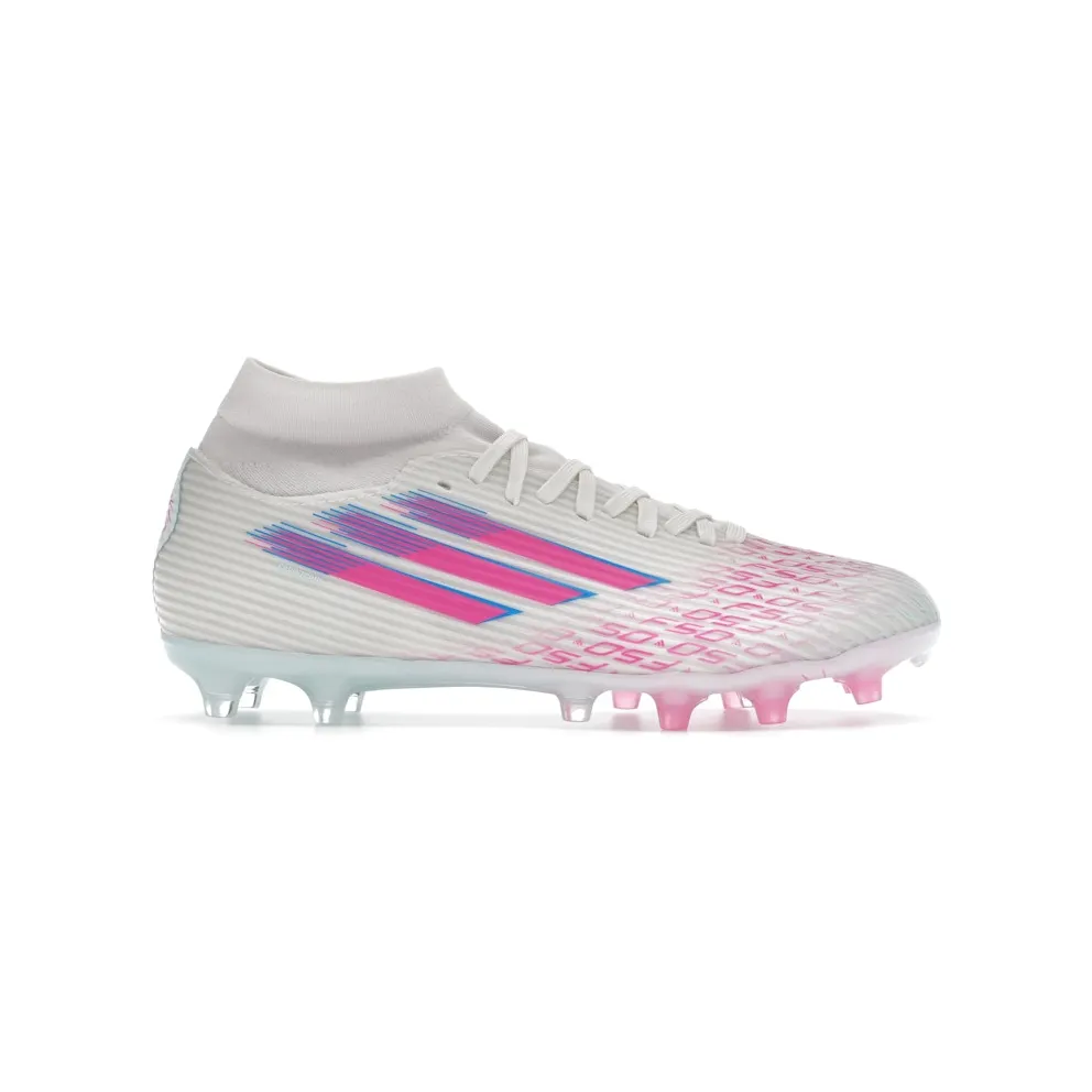adidas F50 League Mid-Cut FG/AG Sparkfusion White Lucid Pink (JI0013)