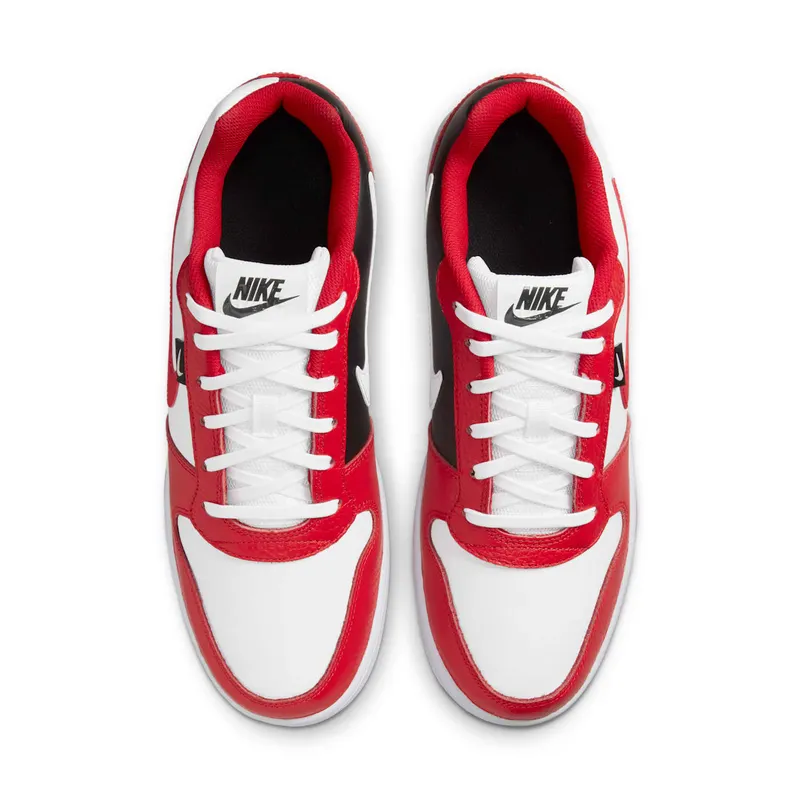 Nike Ebernon Low PRM White University Red Black (AQ1774-101)