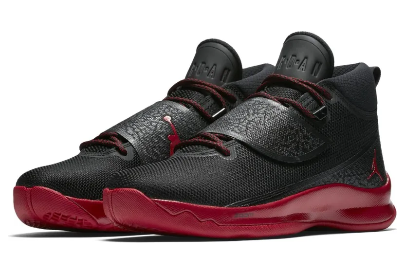 Air Jordan Super Fly 5 PO Black/Gym Red-Gym Red