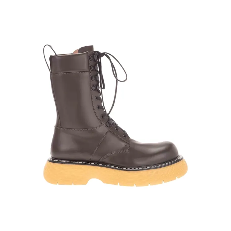 Bottega Veneta The Bounce Leather Boots Brown (651260V00H02062)