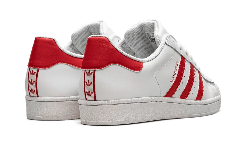 Adidas Superstar “Cloud White Better Scarlet” (IG9367)