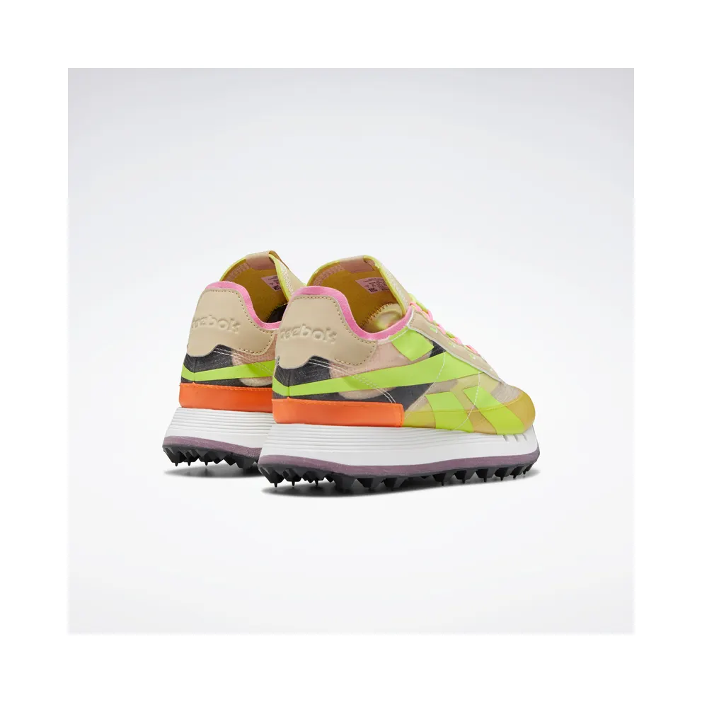 Reebok Legacy 83 Shoes Alabaster / Utility Yellow / Solar Orange