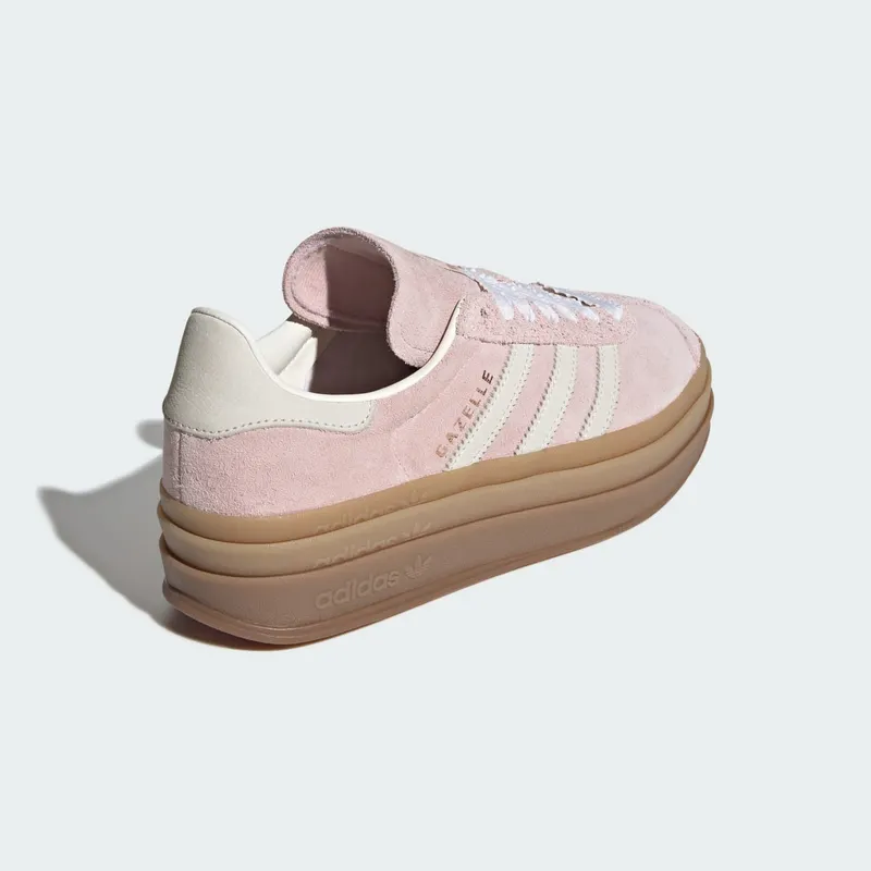 Adidas GAZELLE BOLD Shoes Sandy Pink / Off White / Copper Metallic (IH4209)