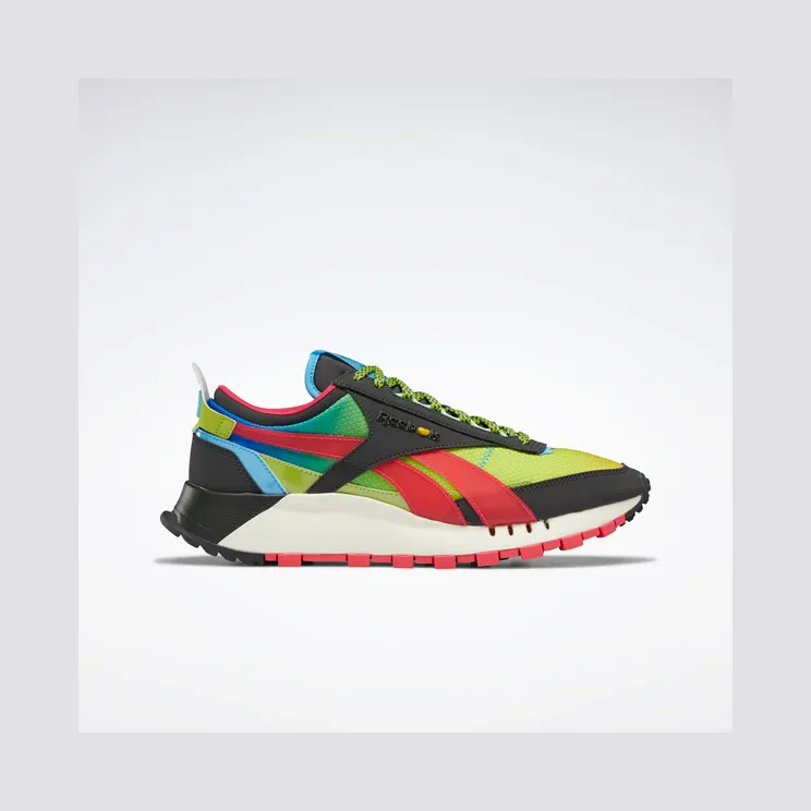 Reebok Jelly Belly Classic Leather Legacy Schoenen Coal / Twisted Pink / Sonic Green