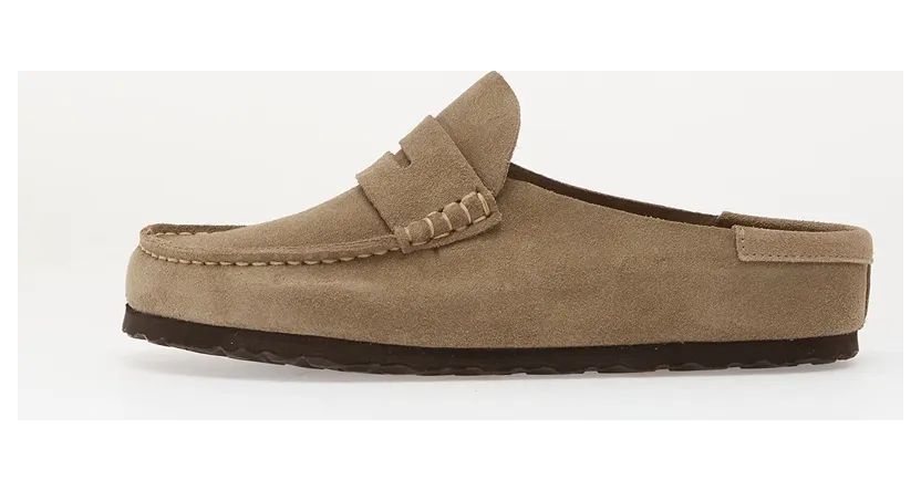 Birkenstock Naples Wrapped Suede Leather “Taupe” (1029710)
