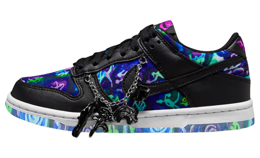 Nike Dunk Low Andrea Bergart GS “Black Multi-Color” (IO2102-900)