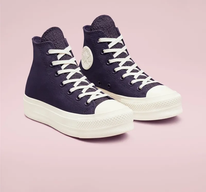 Converse Chuck Taylor All Star Lift Platform Jacquard Camo Dark Raisin/dark Raisin/egret (A00887C)