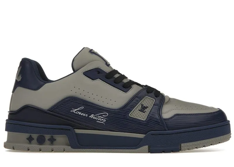 Louis Vuitton LV Trainer Marine Grey (1AA6UZ)