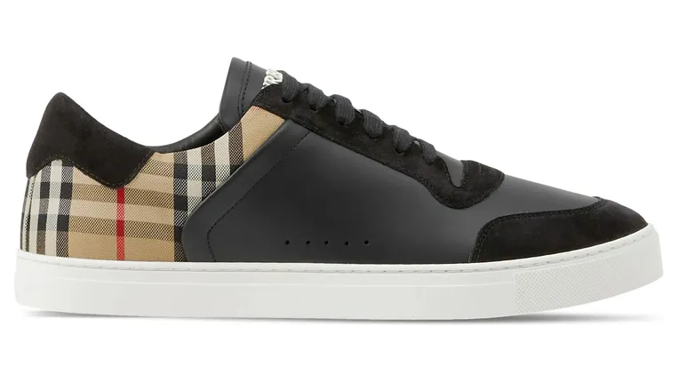 Burberry Leather, Suede and Check “Black” (8070818 MF STEVIE A7626)
