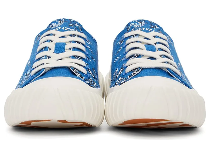 Kenzo Blue Tiger Crest Sneakers (FC55SN430F74) (2)