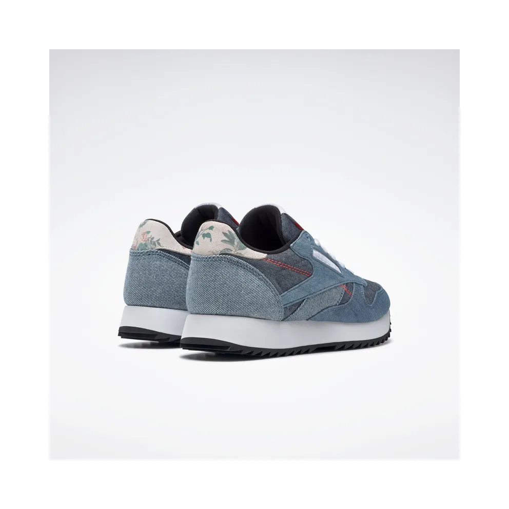Reebok Classic Leather Double Shoes Vector Navy / Cloud White / Black