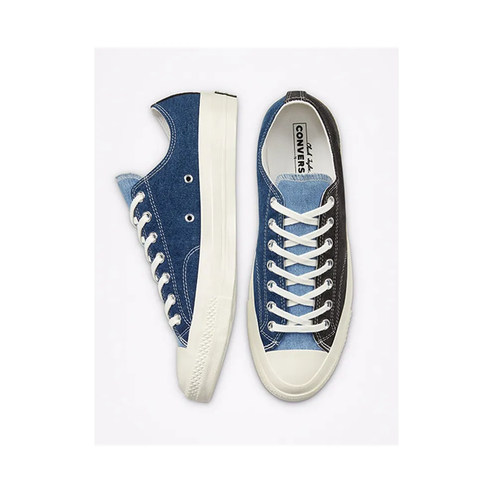Converse Chuck Taylor All-Star 70s Ox Renew Denim Tri Panel Dark Denim/Light Denim-Egret (166287C)