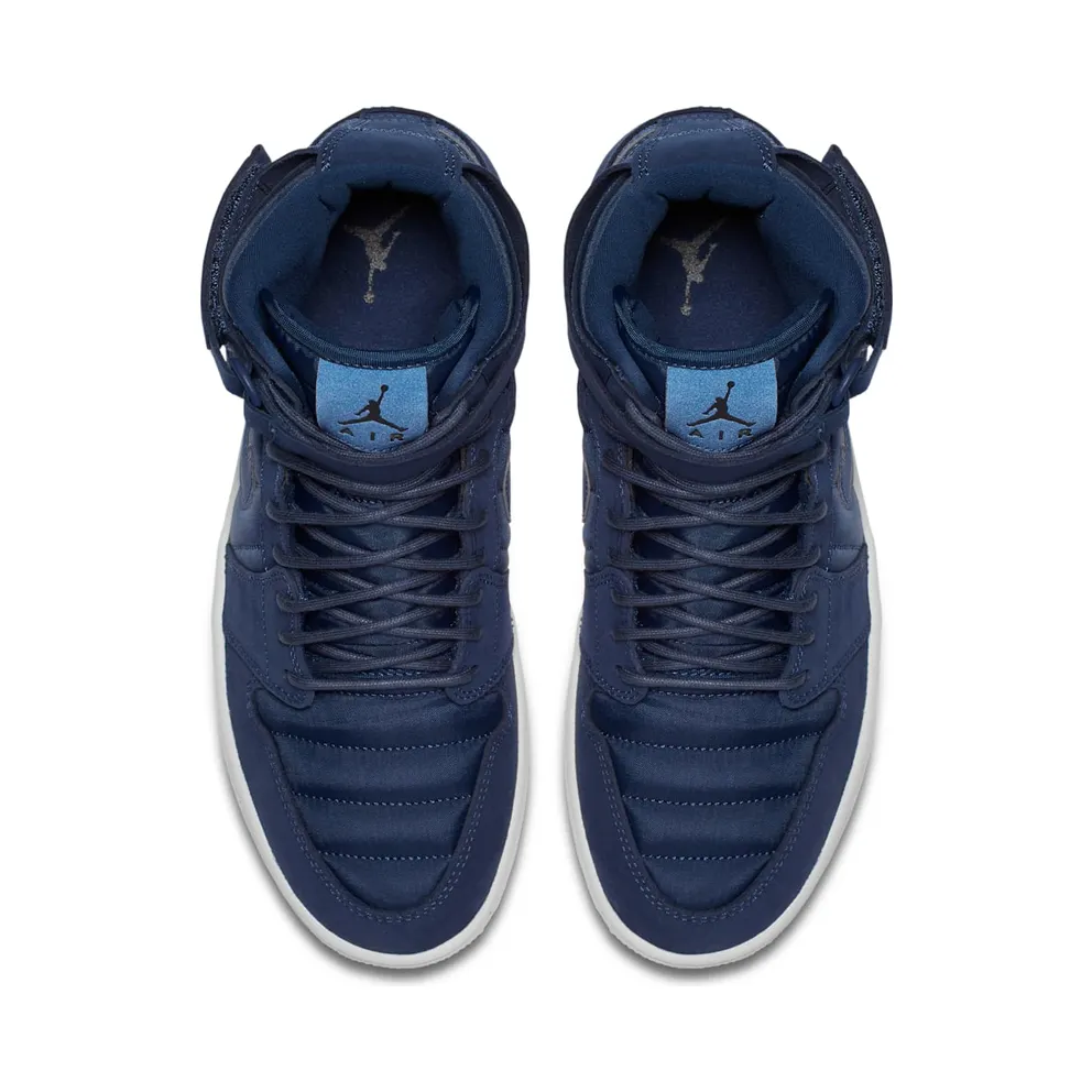 Jordan 1 Retro High Strap Midnight Navy Midnight Navy/Pure Platinum-Black (342132-400)