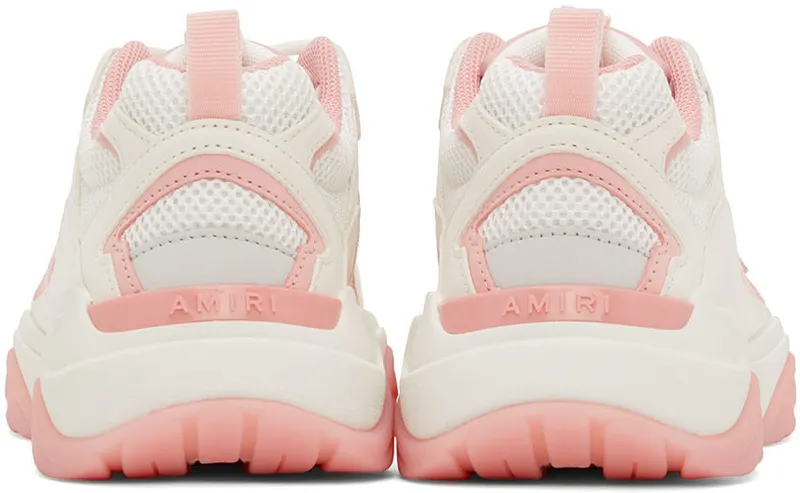 AMIRI White & Pink Bone Runner Low-Top (PF22WFS001-109)