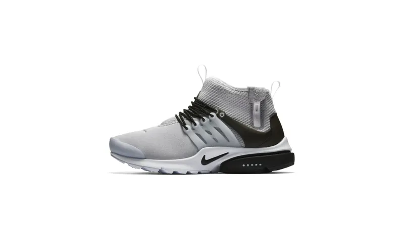 Nike Air Presto Mid Utility Wolf Grey Wolf Grey/Black-White (859524-005)