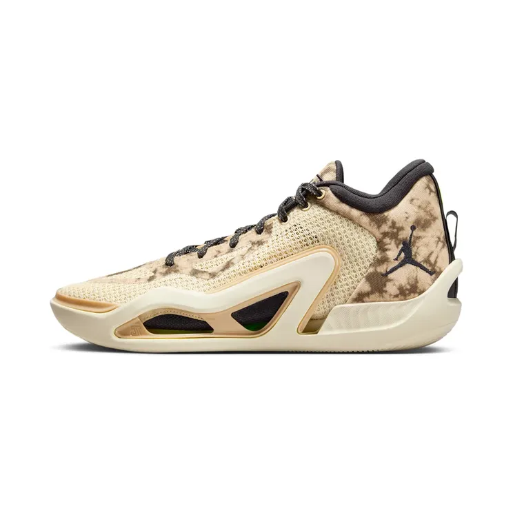 Jordan Tatum 1 TUNNEL WALK “Fossil / Sesame / Electric Green / Black” (DZ3320-200)
