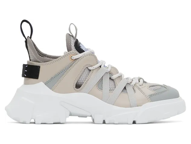 MCQ Beige Orbyt Descender Sneakers (652433 R2734)