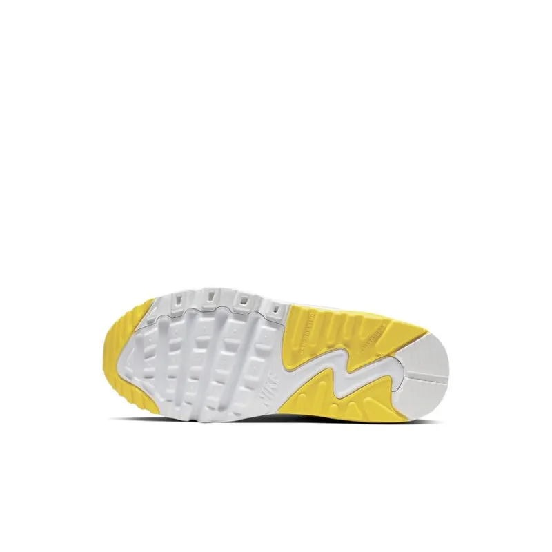 Nike Air Max 90 Undefeated White Opti Yellow (PS) White/Opti Yellow (CQ4616-101)