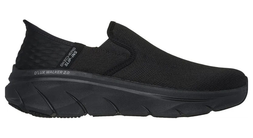 Skechers Slip-ins RF: D’Lux Walker 2.0 – Zwart – “Zwart” (232463 BBK)