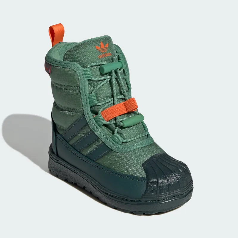 Adidas Superstar 360 2.0 Boots Kids Preloved Green / Mineral Green / Orange (ID4051)