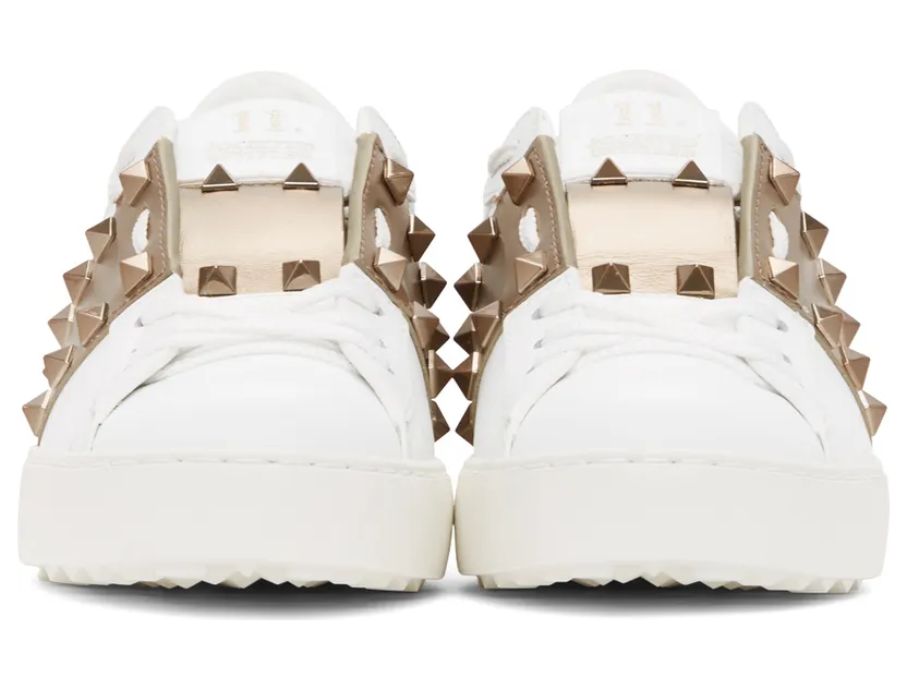 Valentino Garavani White Rockstud Untitled Sneakers (WW0S0A01HEL) (2)