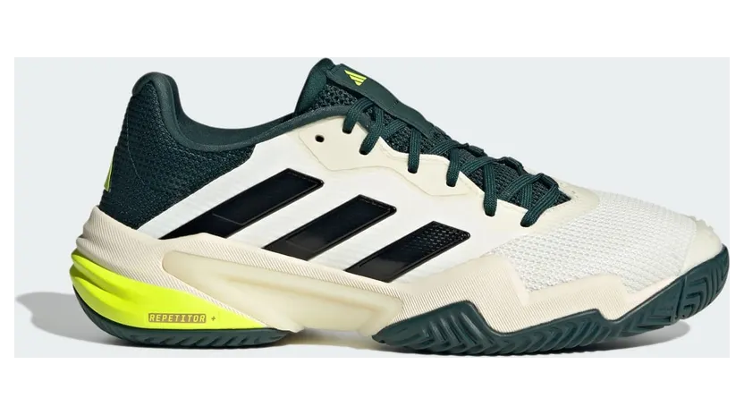Adidas Barricade 13 Tennis Off White / Core Black / Powder Teal (JH5129)