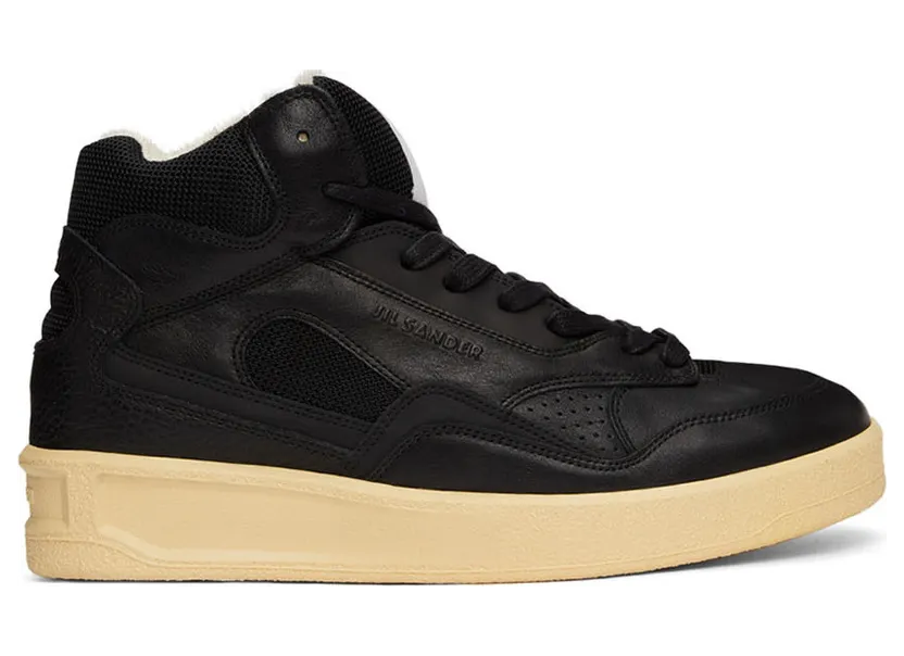 Jil Sander Black Basket High-Top (JSMU860008 MUZ00004N)