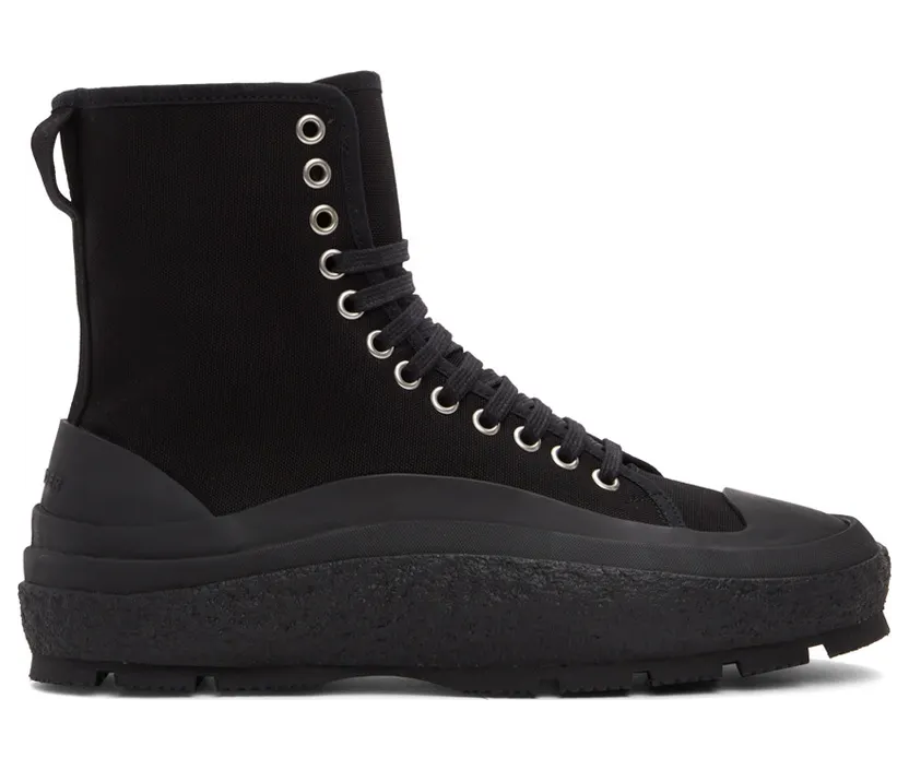 Jil Sander Black Canvas Chunky (JI37522A_15605)