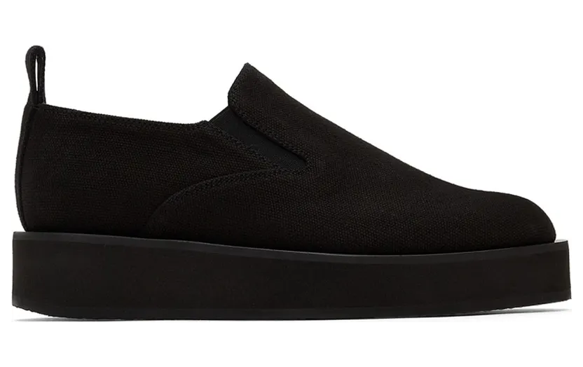 Jil Sander Black Slip-On Platform (JS37050B_14042)
