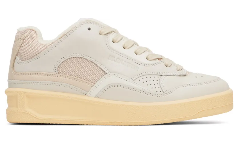 Jil Sander Gray Low-Top Sneakers (J15WS0006_P4869)