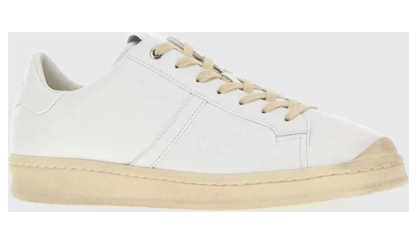 Jil sander Low-Top Smooth Calfskin with Rubber Sole White (J33WS0055P7823102)