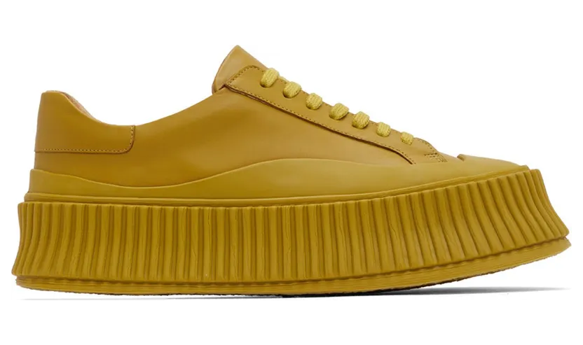 Jil Sander Yellow Agnellato Platform (JS32108A_15213)