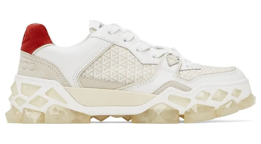 Jimmy Choo White Diamond x Trainer (DIAMOND X TRAINER/F FHF)