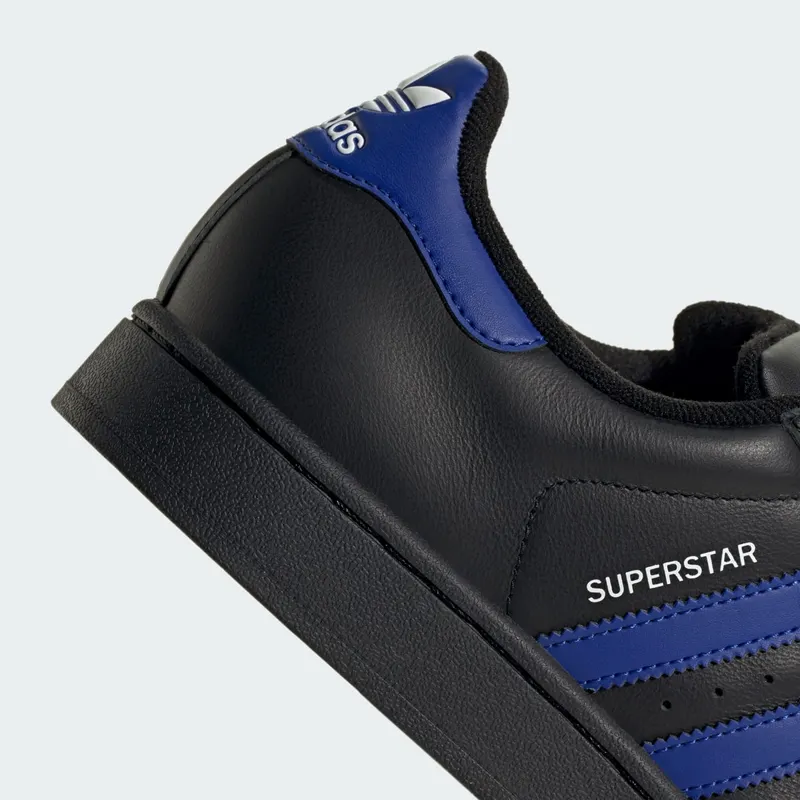 adidas Superstar II Core Black Semi Lucid Blue Cloud White (JR1632)