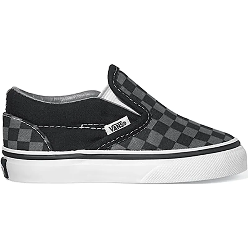 Vans Classic Slip-On Checkerboard Pewter (TD) Black/Pewter (VN000LYHBPJ)