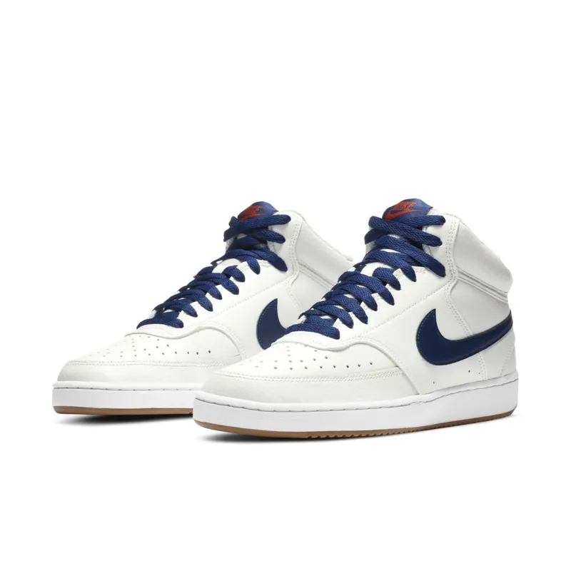 Nike Court Vision Mid Summit White Summit White/Firewood Orange/White (CD5466-104)