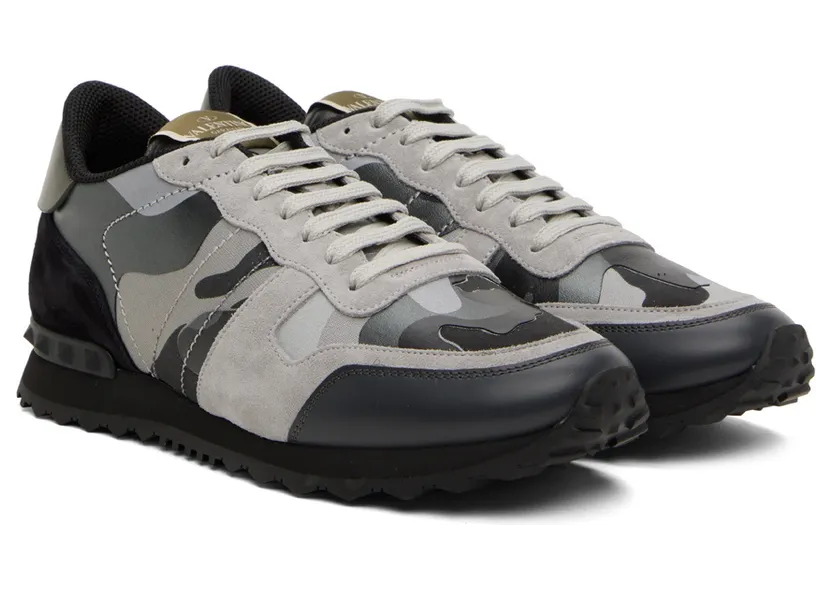 Valentino Garavani Blue & Gray Rockrunner Sneakers (1Y2S0723XVU) (4)