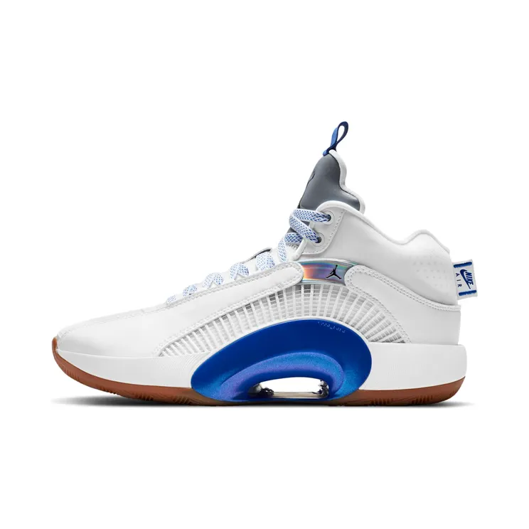 Air Jordan 35 ‘Sisterhood’ “White / Hyper Royal / Gum Medium Brown / Black” (CZ5657-100)